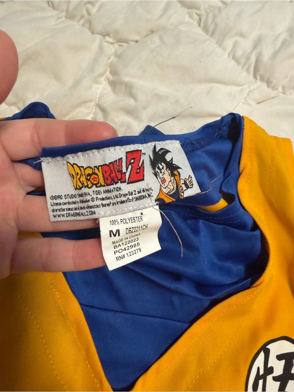 Kids Dragon Ball Z super saiyan Goku Costume M - Picture 6 of 8